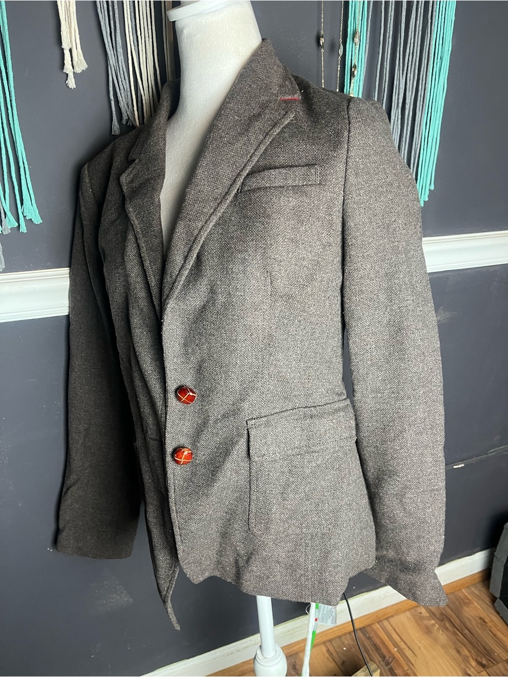 Banana Republic Brown Wool Blend Women’s Blazer Size 10